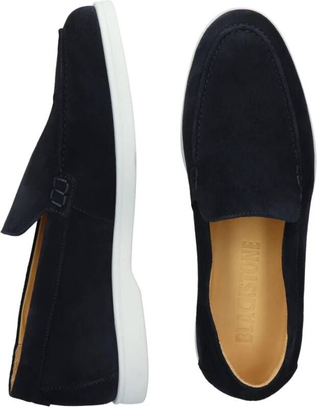 Blackstone Navy Slip-ons voor Heren Blue Heren