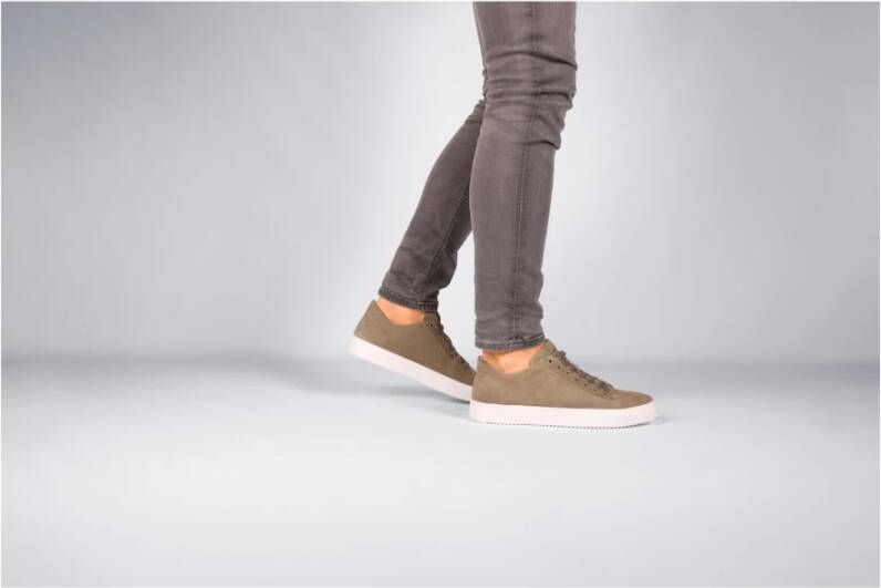 Blackstone Minimalist Sneaker Roger Low Green Heren