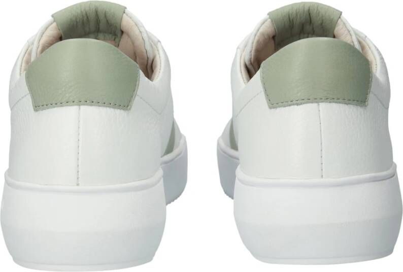 Blackstone Wit-Reseda Sneaker White Dames