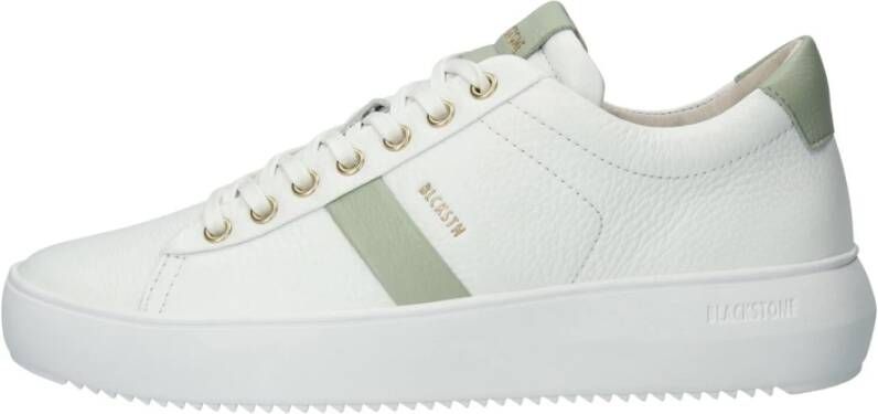 Blackstone Wit-Reseda Sneaker White Dames