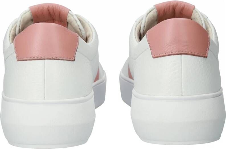 Blackstone Wit-roze Dawn Sneaker White Dames