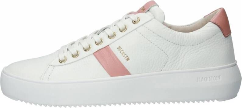 Blackstone Ryder White-rose Dawn Sneaker (low) White Dames