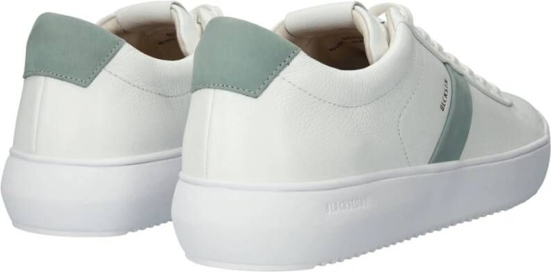 Blackstone Wit Leisteen Grijs Sneaker White Heren