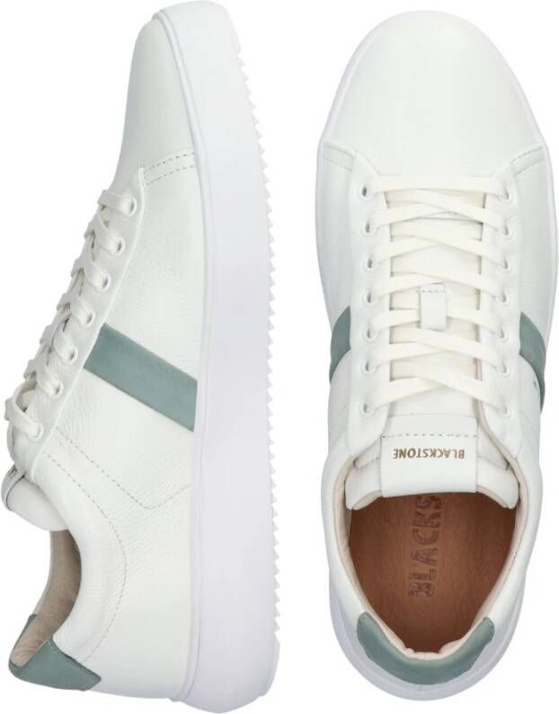 Blackstone Wit Leisteen Grijs Sneaker White Heren