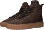 Blackstone SERMEQ AKNA Coffee Sneaker (high) Vrouw Dark brown - Thumbnail 3