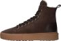 Blackstone SERMEQ AKNA Coffee Sneaker (high) Vrouw Dark brown - Thumbnail 6