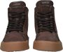 Blackstone SERMEQ AKNA Coffee Sneaker (high) Vrouw Dark brown - Thumbnail 9
