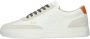 Blackstone SLATE HARPER PERF DG518 White Orange Sneaker (low) Heren White - Thumbnail 8