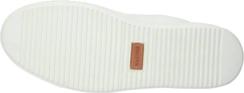 Blackstone Slate Harper Perf White Orange Sneaker (low) White Heren