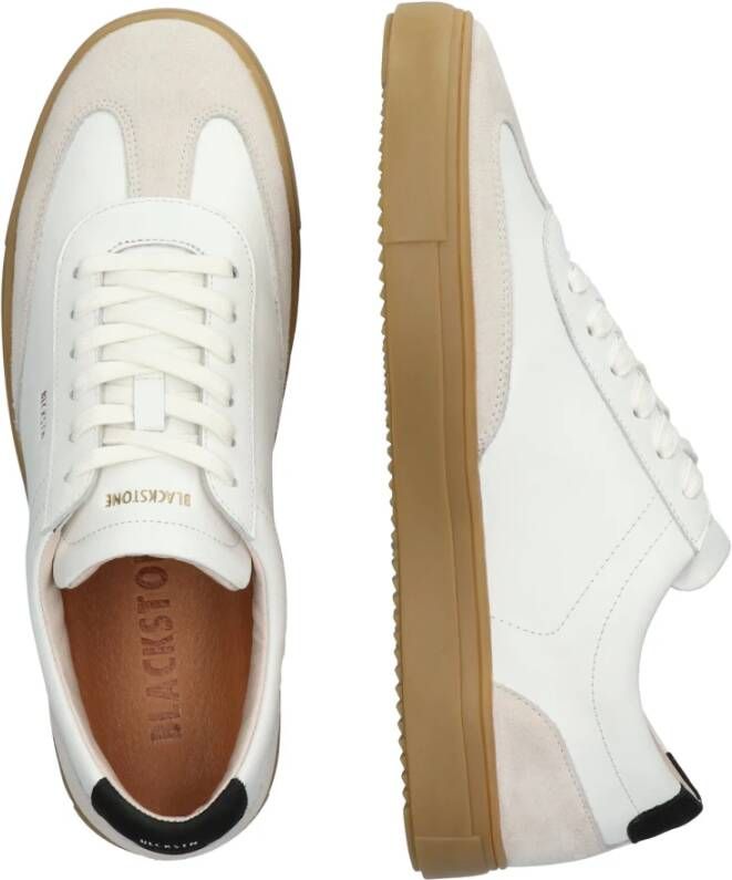 Blackstone Slate Harper White Black Sneaker (low) White Heren
