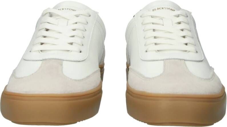 Blackstone Slate Harper White Black Sneaker (low) White Heren