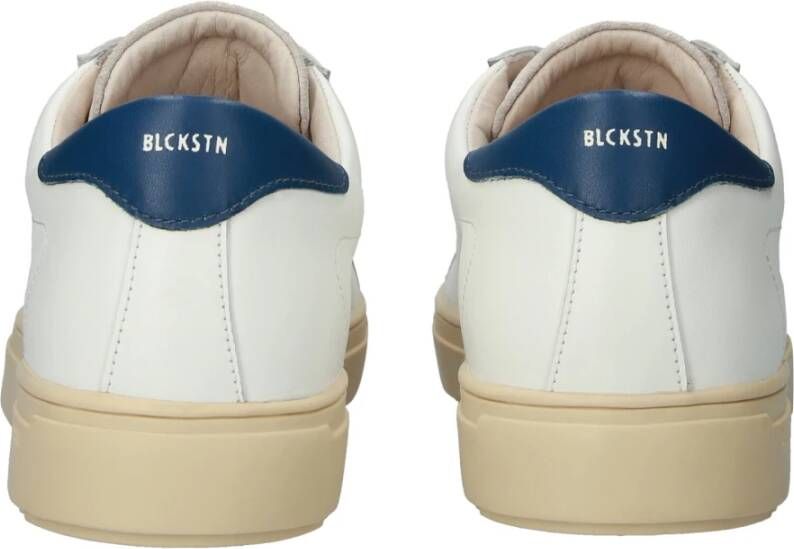 Blackstone Slate Roscoe Perf White Blue Sneaker (low) White Heren