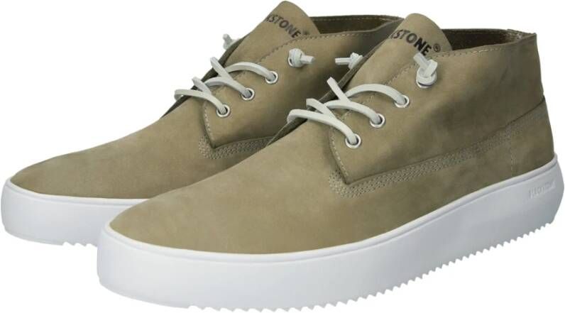 Blackstone Olijf Sneaker Mid-Top Stijlvolle Keuze Green Heren
