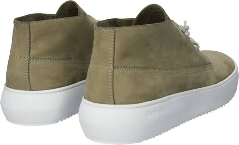 Blackstone Olijf Sneaker Mid-Top Stijlvolle Keuze Green Heren