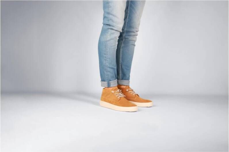 Blackstone Jewel Sneaker Mid-Top Stijl Orange Heren