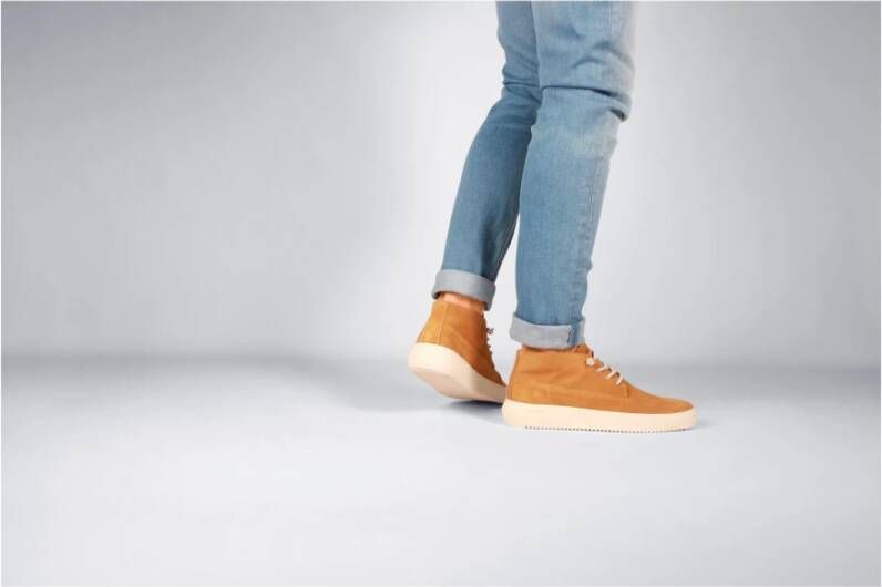 Blackstone Jewel Sneaker Mid-Top Stijl Orange Heren