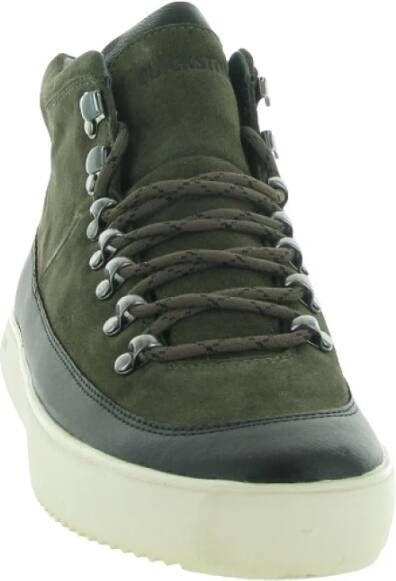 Blackstone Stijlvolle zwarte schoenen Green Heren