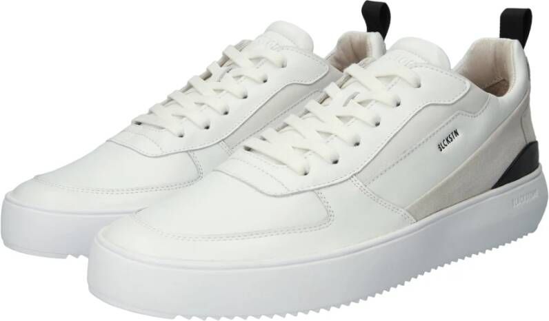 Blackstone Witte Sneaker Mid-Top White Heren