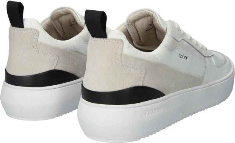 Blackstone Witte Sneaker Mid-Top White Heren