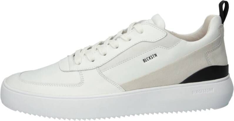 Blackstone Witte Sneaker Mid-Top White Heren