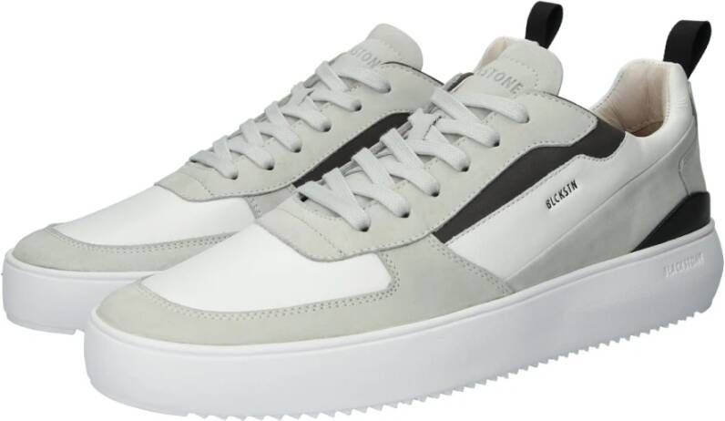 Blackstone Tyson White Grey Sneaker (mid) Multicolor Heren