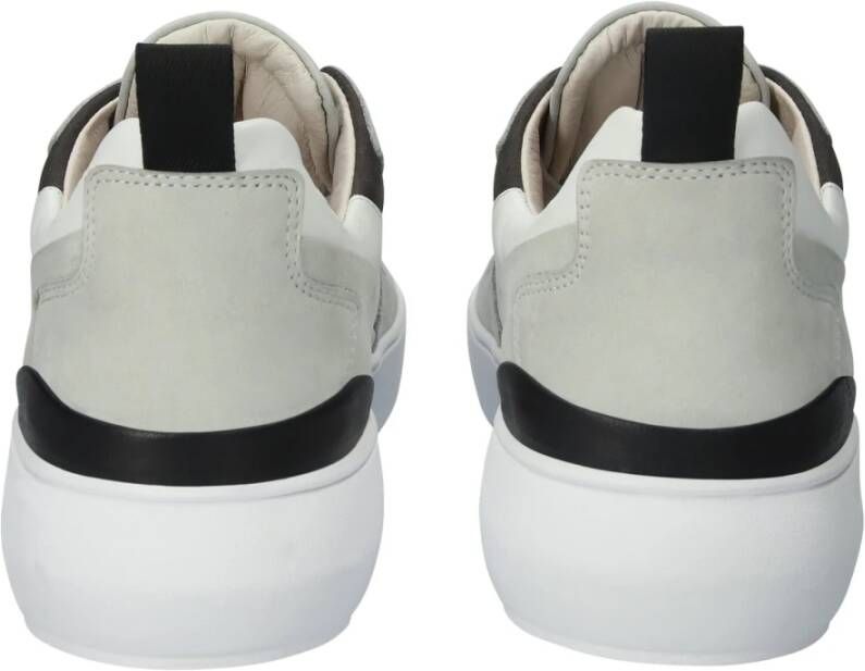 Blackstone Wit Grijs Sneaker Mid Stijl Multicolor Heren
