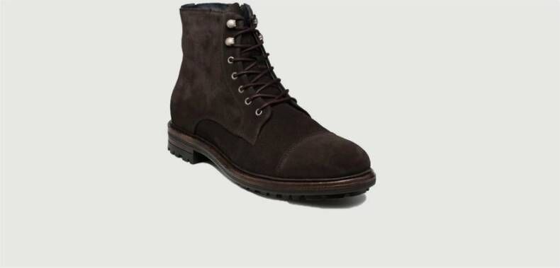 Blackstone Ug20 Coffee Suède Veterschoen Bruin Heren