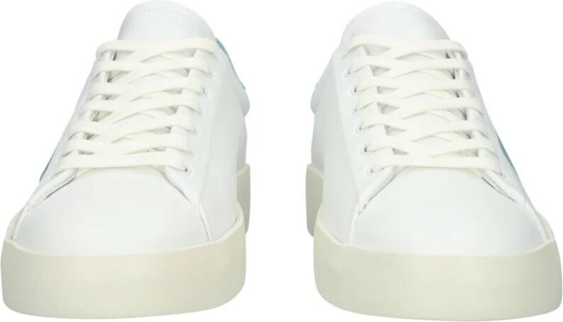 Blackstone Wit Lichtblauw Sneaker (laag)