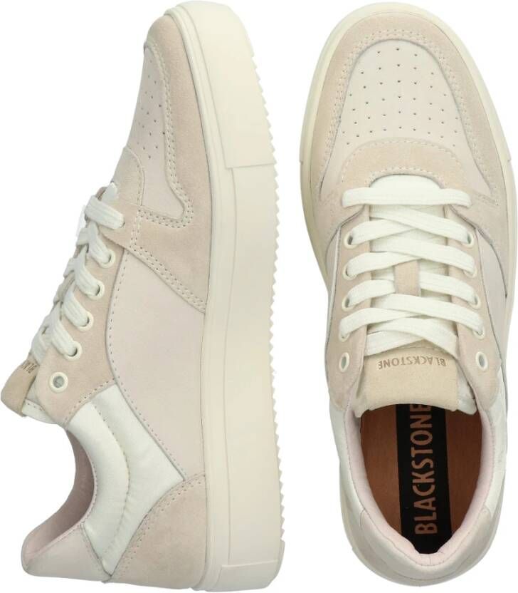 Blackstone Xw41 beige lage sneaker Beige Dames