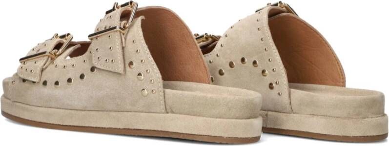 Blasz Beige Suède Comfort Slippers