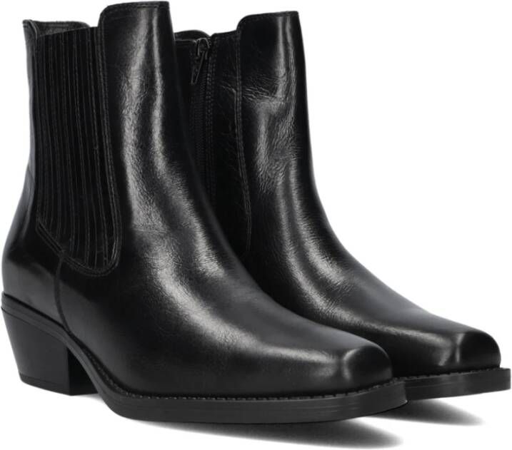 Blasz Elegante Zwarte Enkellaarzen met Rits