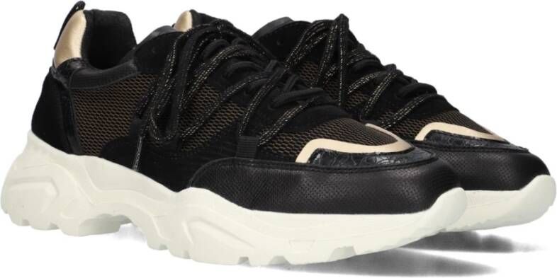 Blasz Zwarte Leren Sneakers Alicia