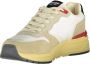Blauer Beige Polyester Heren Sneaker - Thumbnail 2