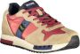 Blauer Sportieve Beige Veterschoenen met Contrastdetails Multicolor Heren - Thumbnail 6