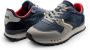 Blauer Blauw en rode stoffen sneakers S4Dixon02 Multicolor Heren - Thumbnail 2