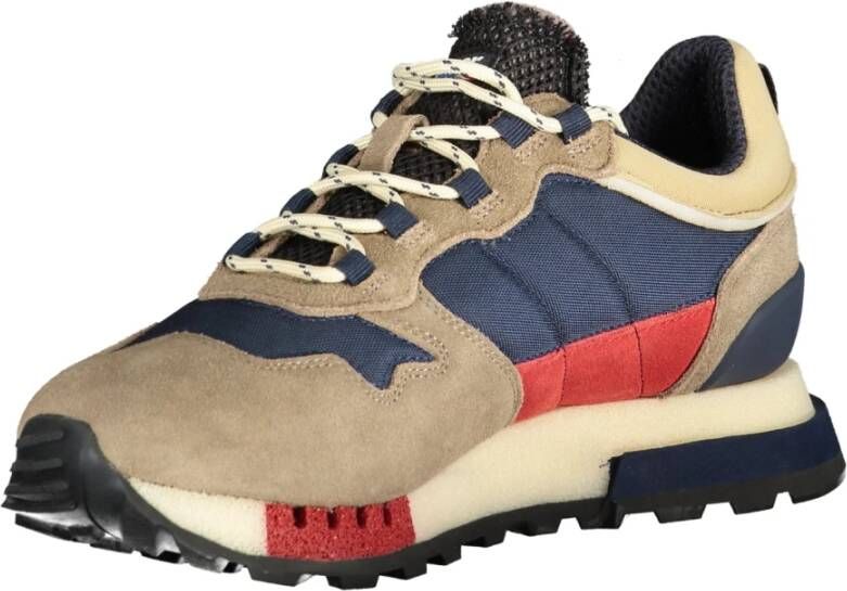 Blauer Blauwe Heren Sportschoenen Vetersluiting Multicolor Heren
