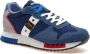 Blauer Blauwe Sneakers met Technische Inzetstukken Multicolor Heren - Thumbnail 7