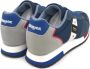 Blauer Blauwe Sneakers met Technische Inzetstukken Multicolor Heren - Thumbnail 8