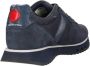 Blauer Blauwe Sneaker van Suède en Nylon voor Mannen Blue Heren - Thumbnail 3
