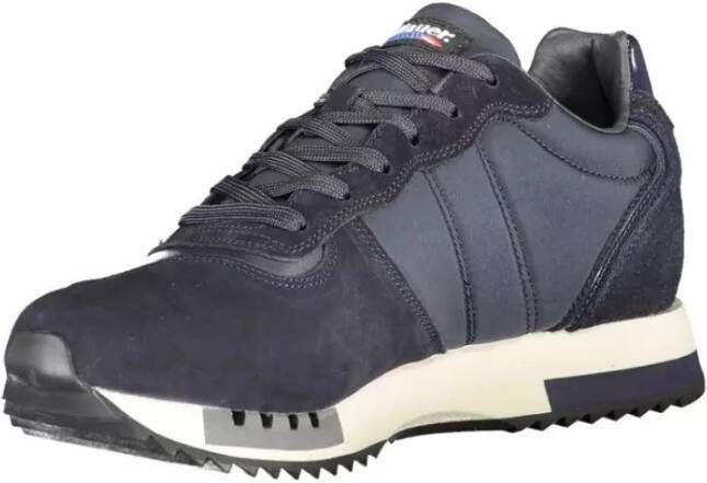 Blauer Blue Polyester Sneaker Blue Heren