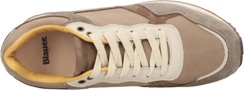 Blauer Bruine Sneakers