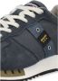 Blauer Stijlvolle Navy-Taupe Sneakers Blue Heren - Thumbnail 3