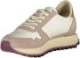 Blauer Witte Polyester Dames Sneaker Voor Urban Chic - Thumbnail 2