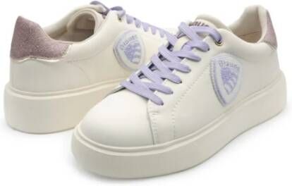 Blauer Dames Leren Sneakers S4Venus01 Ril Venus01 White Dames