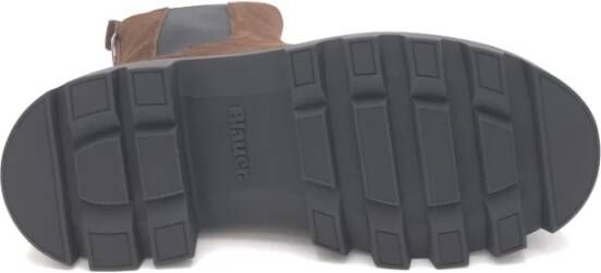 Blauer Donkerbruine Chelsea Boots Kimmel 08