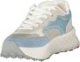 Blauer Dynamische Street Style Sneakers met Verwijderbare Binnenzool - Thumbnail 2