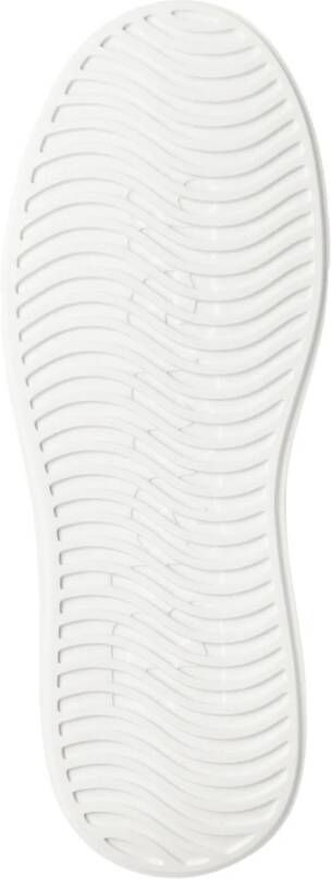 Blauer Eenvoudige Vetersneakers White Heren