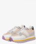Blauer Fantasy Peach Leren High-Top Sneakers Multicolor Dames - Thumbnail 2