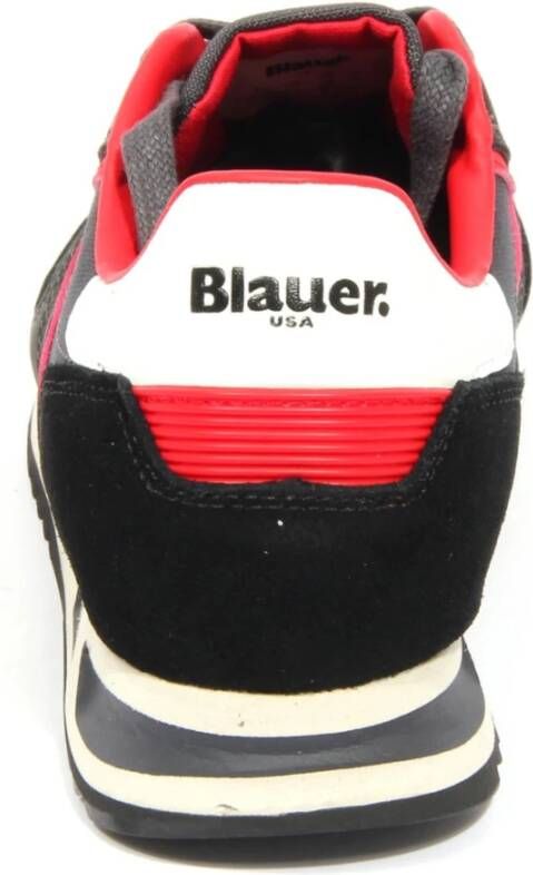 Blauer Grijze Leren Stoffen Schoenen