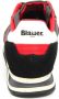 Blauer Grijze Leren Stoffen Schoenen - Thumbnail 2